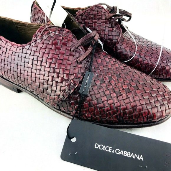 Dolce & Gabbana Dress Shoes BUFFALO Leather MENS 6 main image 4
